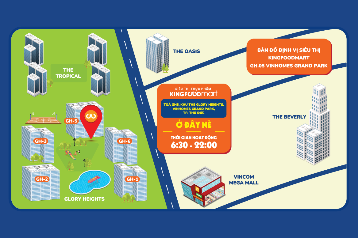 Kingfoodmart - Phường Long Bình, Hồ Chí Minh